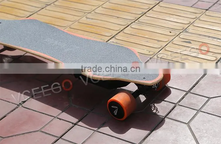2016 powerfull 2200w hub motor skateboard complete with waterproof in stock