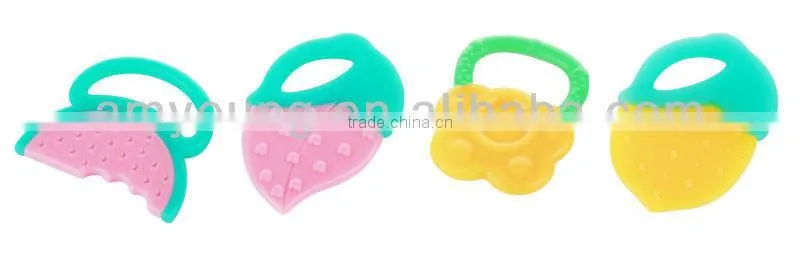 Wholesale Multi colour baby product EVA teether for baby