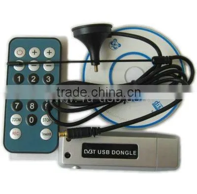 USB DVB-T Stick / digital tv receiver Watch and record digital terrestrial TV on Laptop/PC Support HDTV