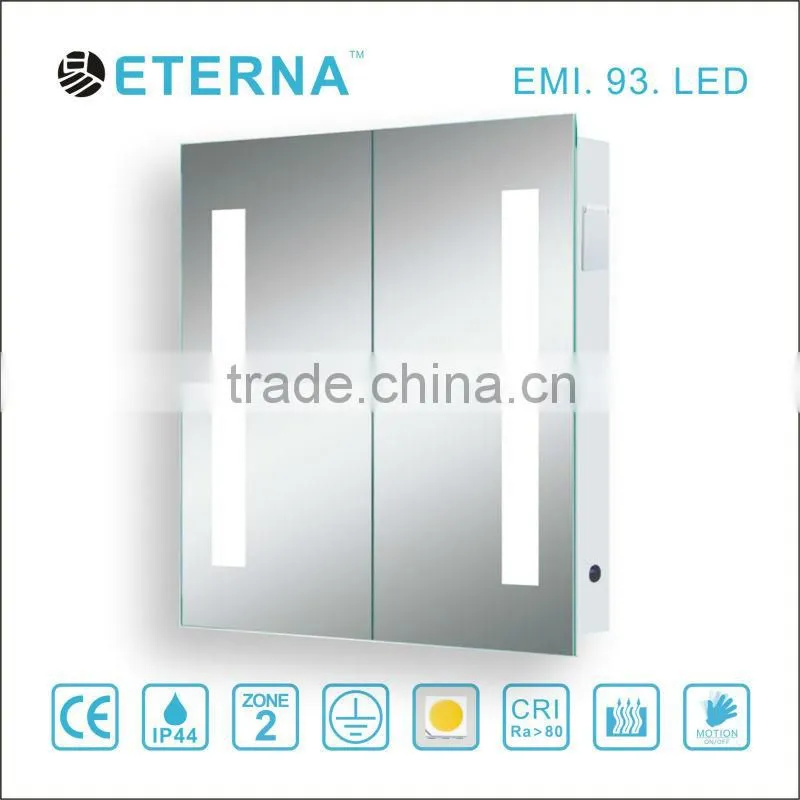 Mirrored Bathroom Cabinet with Light