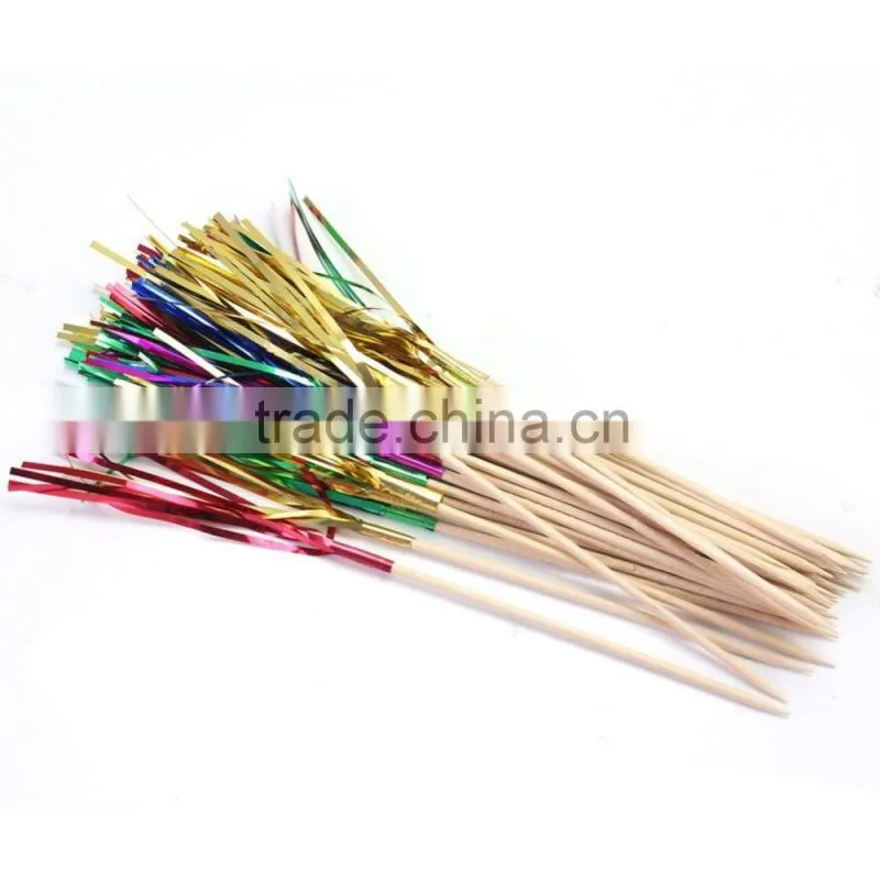 Party supplies cocktail fruit wooden decorative picks