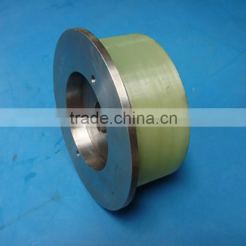 Manufacture custom made 65-90A polyurethane coater pu cable pulling rollers