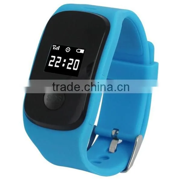 Factory wholesale gsm GPS watch phone tracker for kids