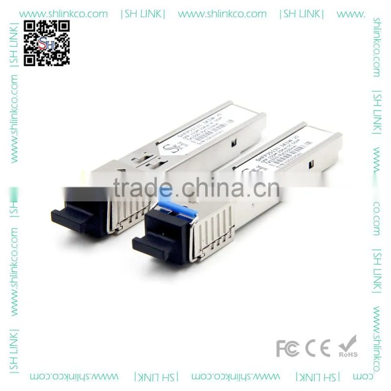 Fiber optical network simplex lc connector 1.25g bi-directional optic transceiver