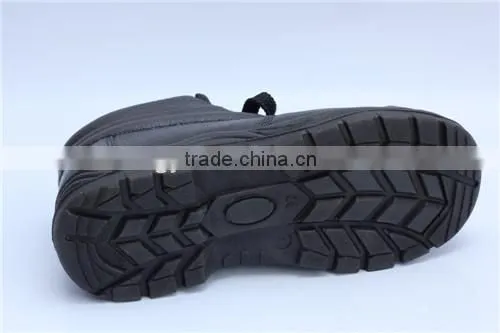 Embossed leather steel toe cap safety shoes 8060-1