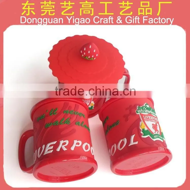 Super quality 3d plastic coffee cup with 12OZ