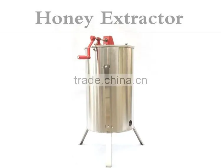 farm machinery 3 frames for manual or auto honey Extractor Machine