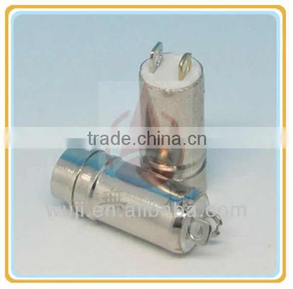 Nickel plated 2.5mm stereo jack
