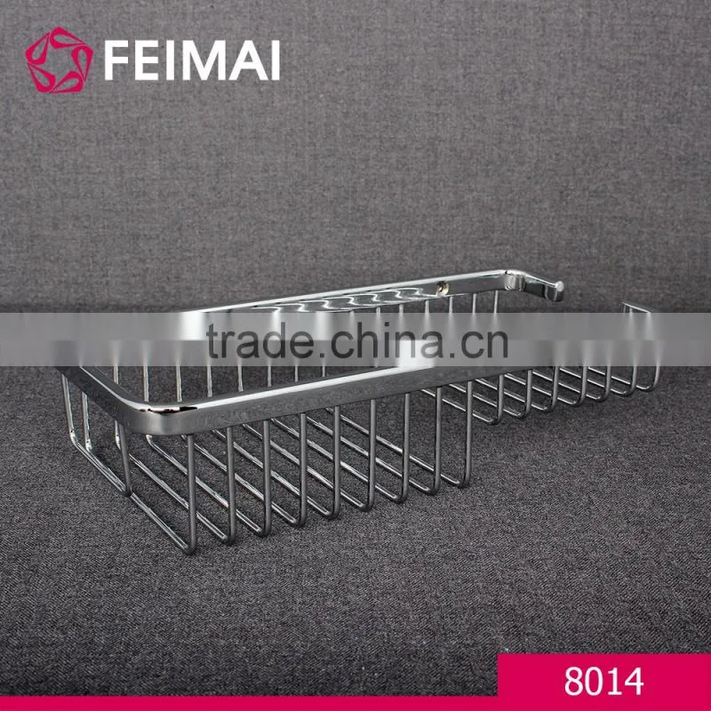 Uniqure Design Bathroom Fittings Shower Shelf Bath Caddy Basket