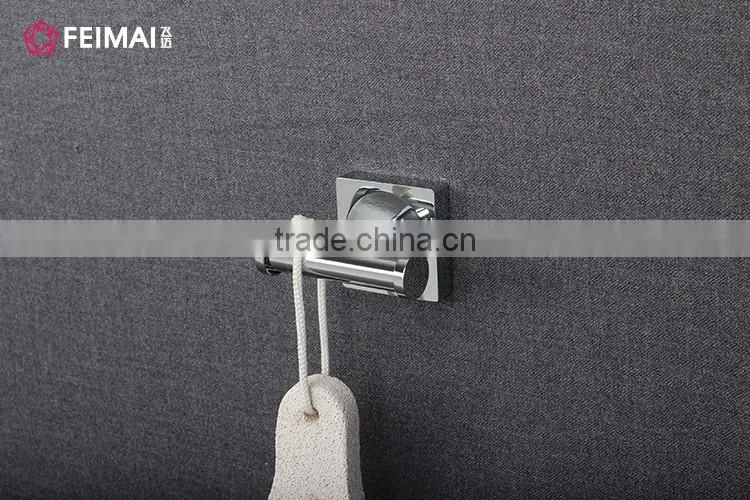 Bathroom Chrome Plated Brass Vintage Ceramic Coat Hooks