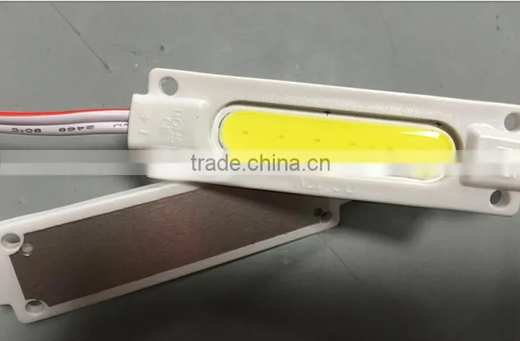 2016 hot sale injection LED Modules Type with White Emitting Color waterproof IP67 cob LED MODULE 12v for light box