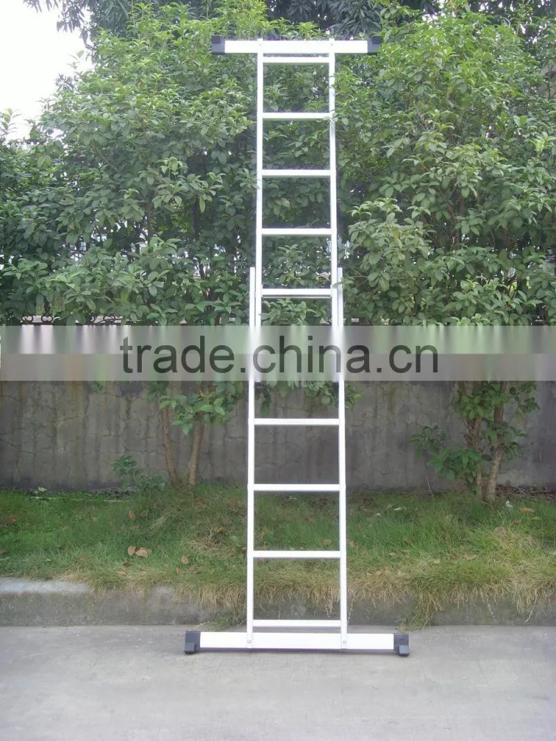 2015 General-purpose scaffold ladder type, folder ladder scaffold,aluminum folding ladder AY-J0206 with en131