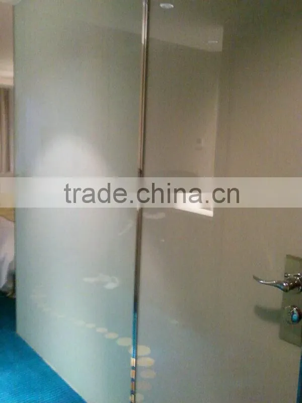4mm decoration and building acid etched glass
