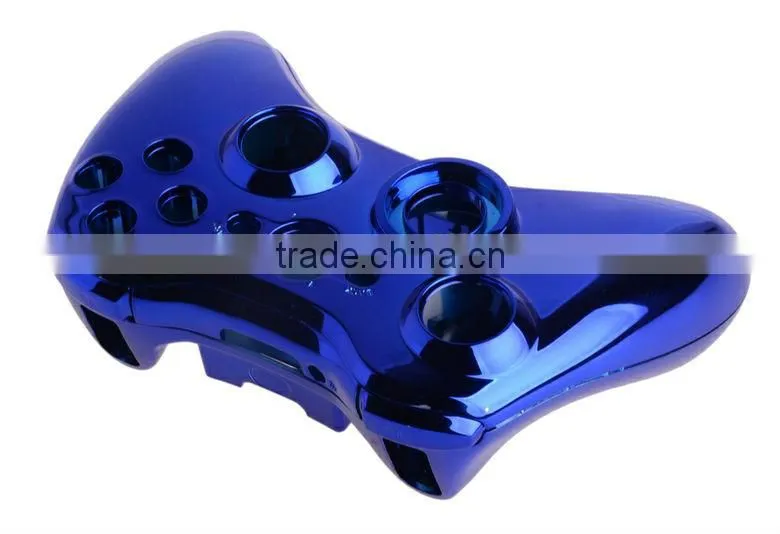 Custom for xbox One Chrome Blue Replacment Shell Buttons for xbox 360 Mod Kit Controller