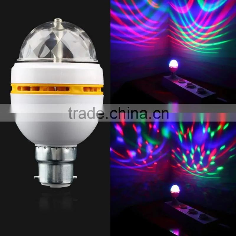 RGB Color Changing Home Party Stage Effect Lights Led Crystal Magic Ball Light
