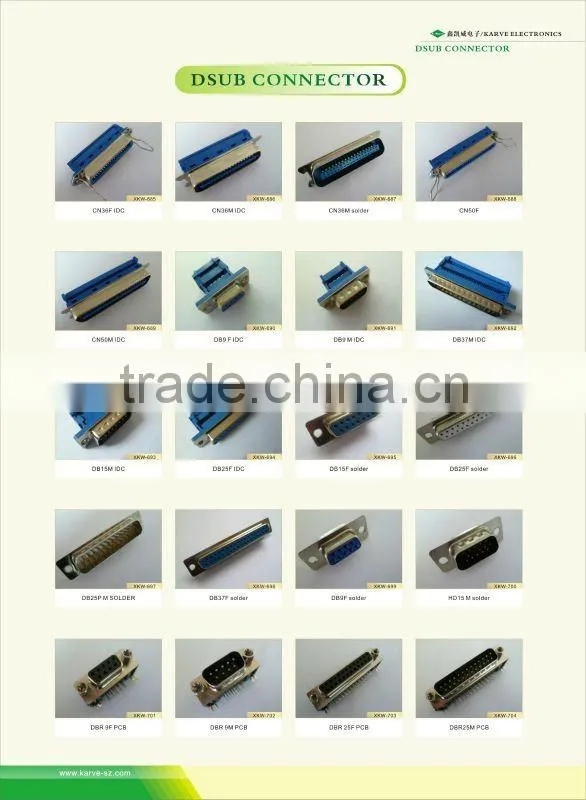 CHEAPEST High Quality DB9 M PCB connector