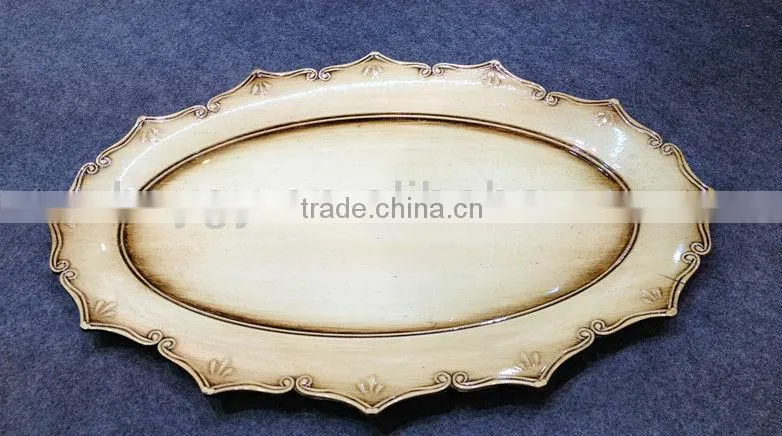 Oval Plastic Plate