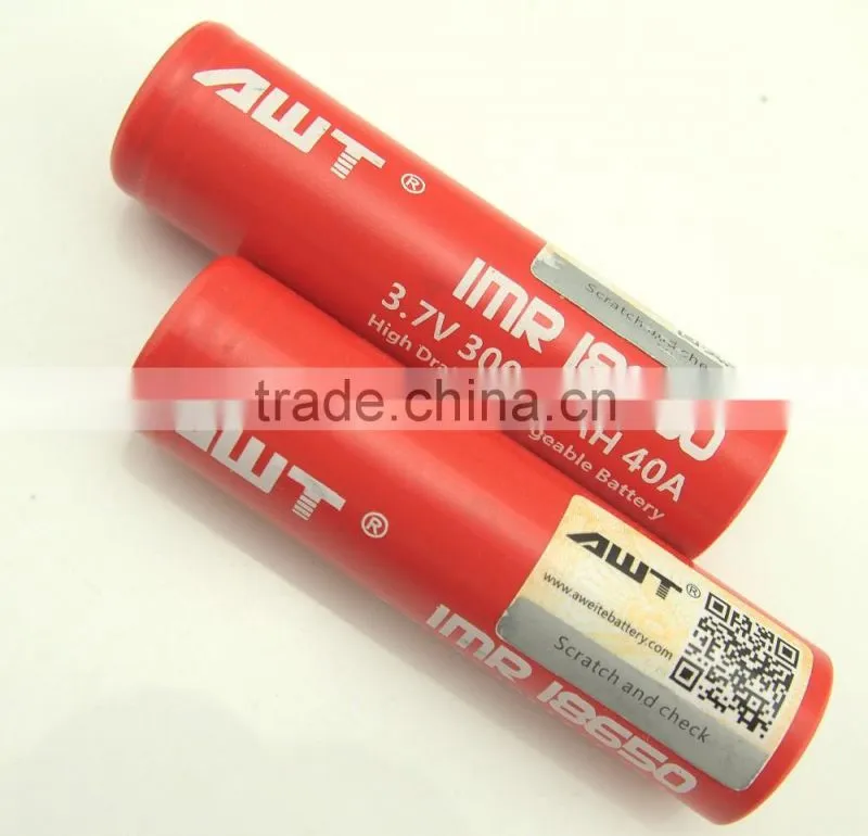 AWT 18650 3000mah 40A Hebe vapor vape mod box mod 200w rose gold vape mod awt 18650 for vape 2016 box mod