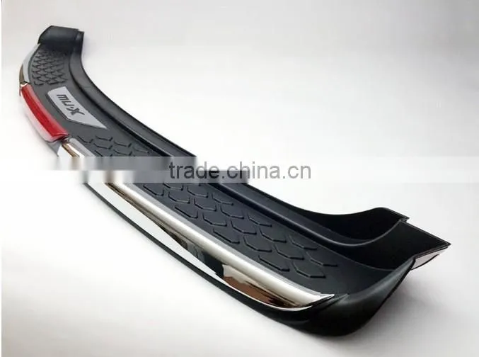 Exterior accessories bumper plate,MUX pedal car bumper guard foot plate accessories everest rear bumper plate For mu-x