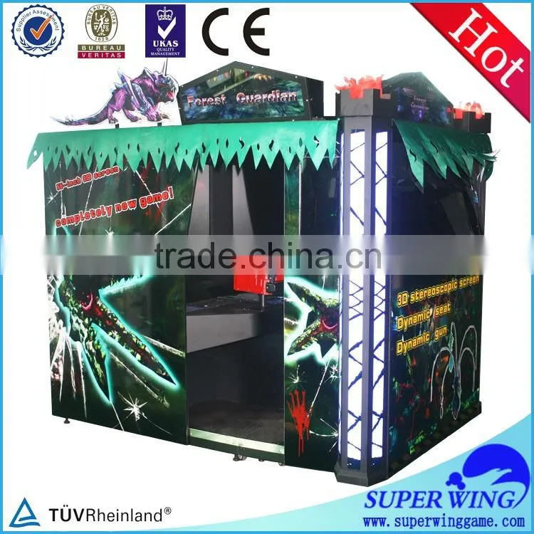 55"LCD X task simulator shooting gun game machine