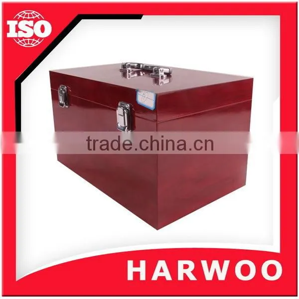 High-end wooden craft packing box with mirror