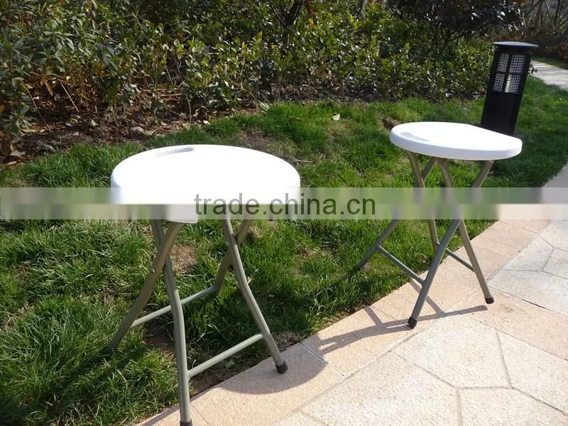 Blow moulded Strong and durable folding garden stool