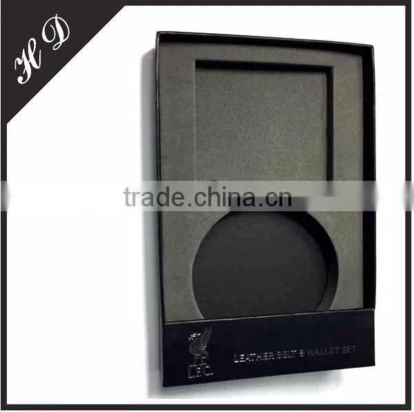 Blakc Belt And Wallet Packaging Box