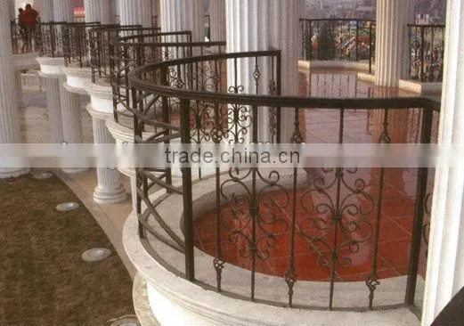 2015 Top-selling garden wrought iron balcony railings