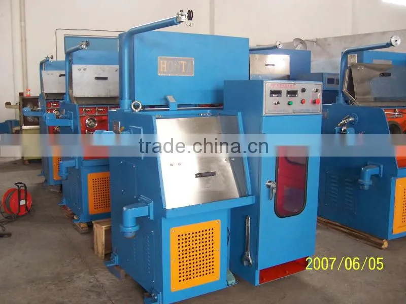Super Fine Wire Drawing Machine with continuous annealer HONTA MACHINE