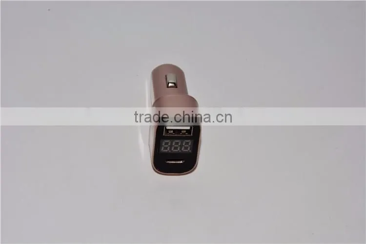 2 ports Plastic USB-C Car Charger