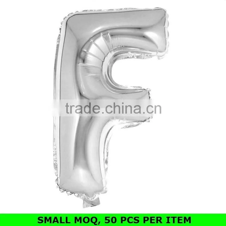 Wholesale 18 Inch and 32 Inch Gold Alphabet Letter Foil Balloons
