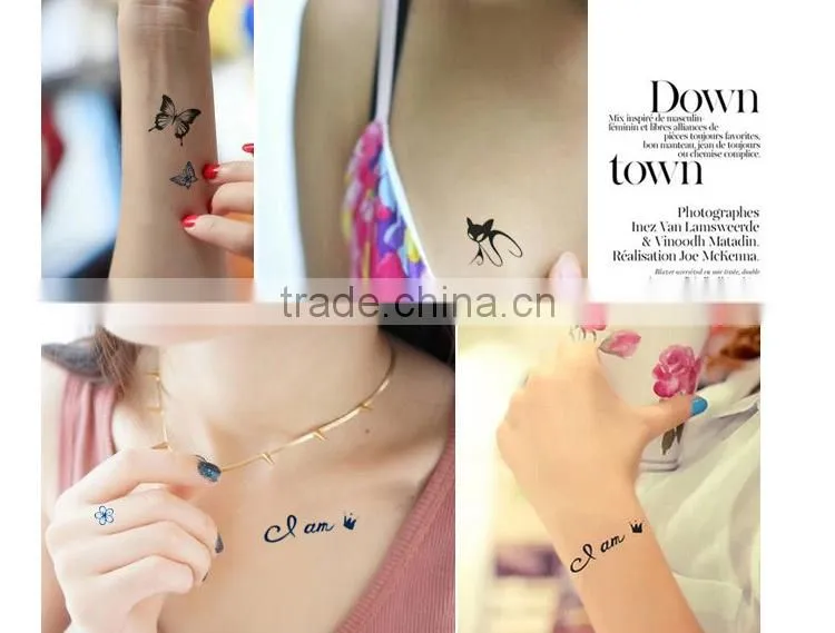 2015 best-selling sex girl tattoo sticker