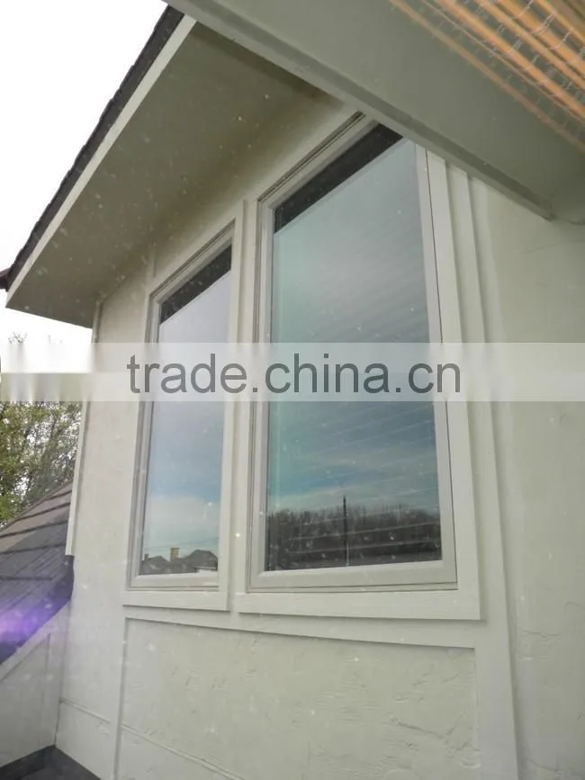Franch style aluminum casement window in good heat insulation