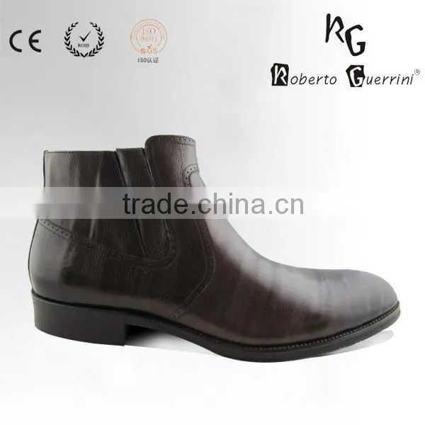 Italy Design Genuine Leather Boots for Men