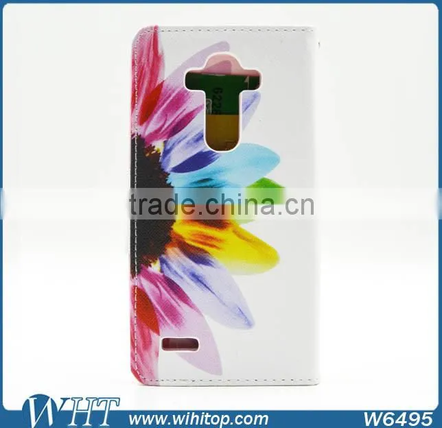 Alibaba Wholesale Leather Cell Phone Case for LG G4, Colorful for LG G4 TPU Printing Case