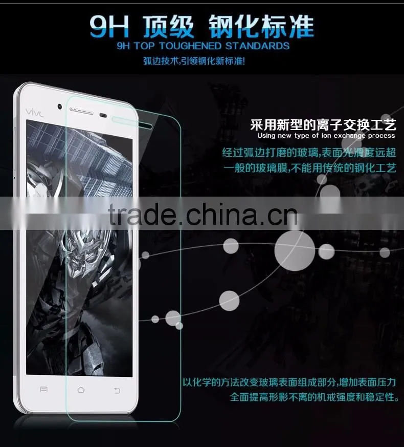 High Quality 9H Universal Clear Tempered Glass Screen Protector For Vivo Y27