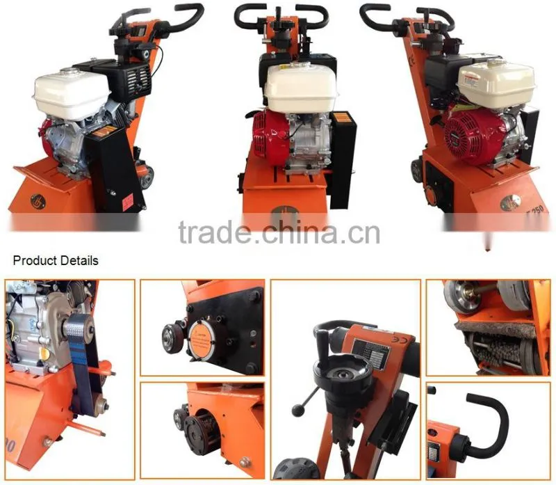 10" road marking paint removal machine remover,clean on one go JHE-250