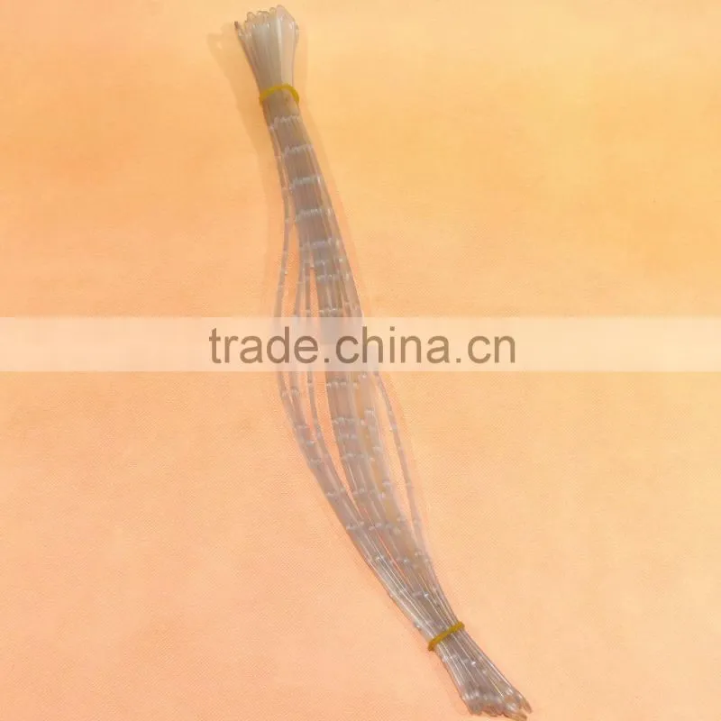 Flexible plastic transparent custom clip strip/hanger strip