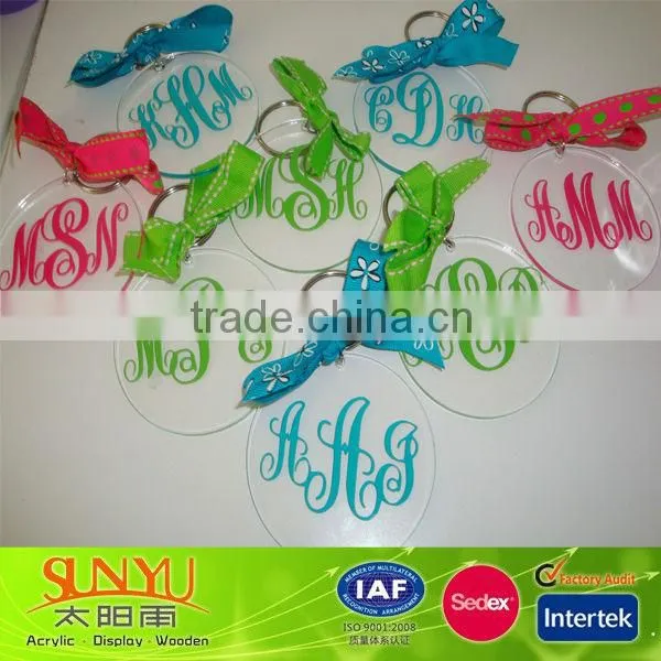 Acrylic cute shoe keychain