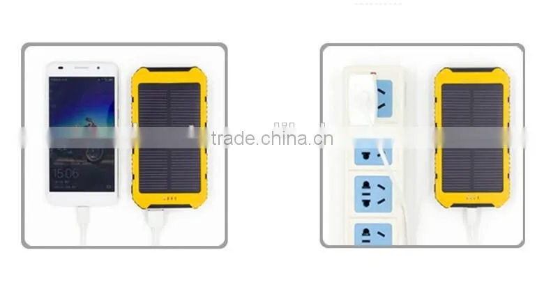 Wholesales solar energy power bank 10000MAH