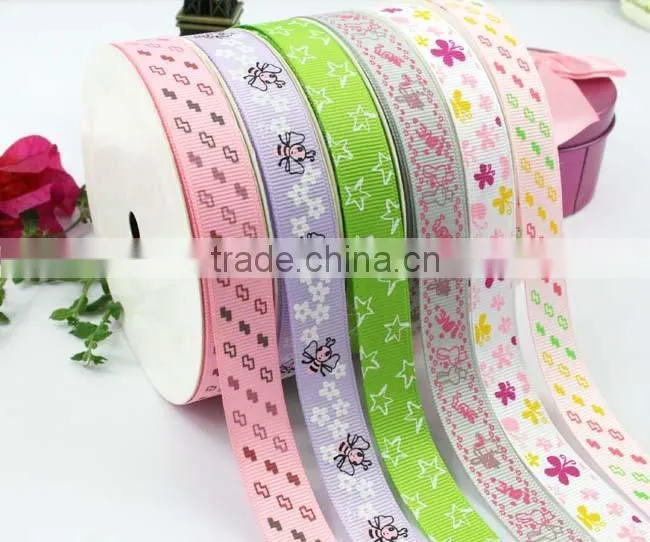Custom customers' logo printed ribbon