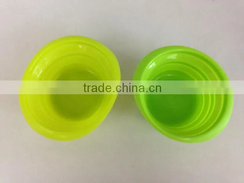 Food Grade BPA-Free, Non-toxic Baby & Toddler Foldable Silicone Bowl with Lids