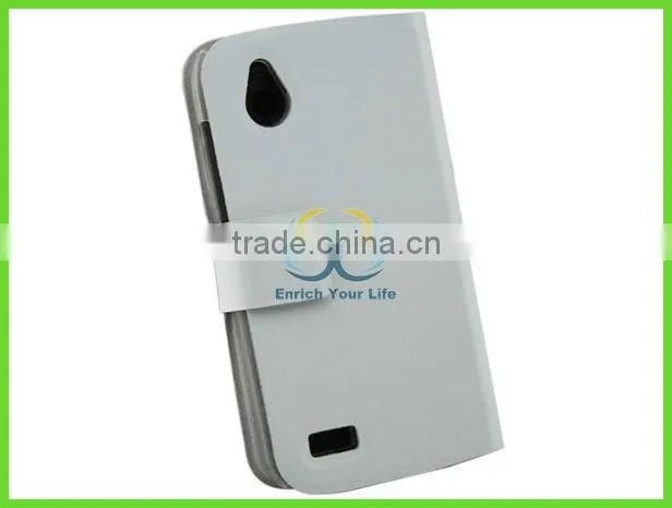 high equality two mobile phones leather case for htc