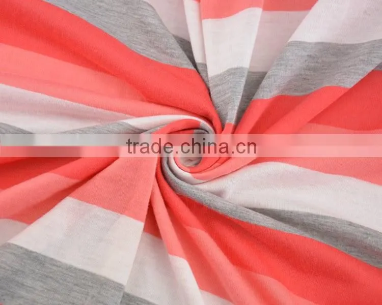 Jiufan textile 92 polyester 8 spandex printing fabric