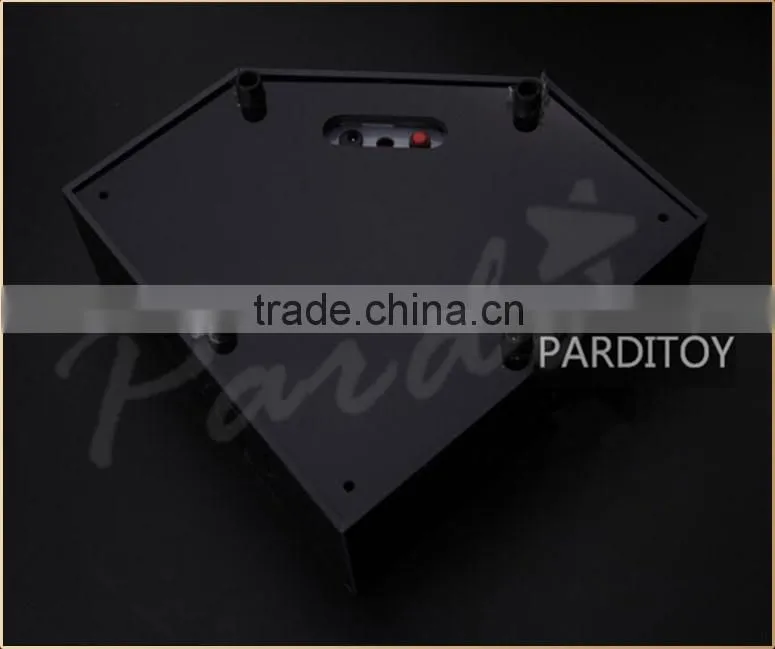 Diamond shape LED laser bottle stand glorifier