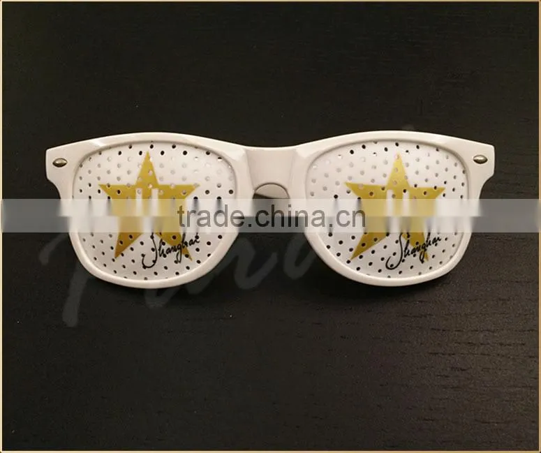Promotional pinhole sunglasses pinhole lens