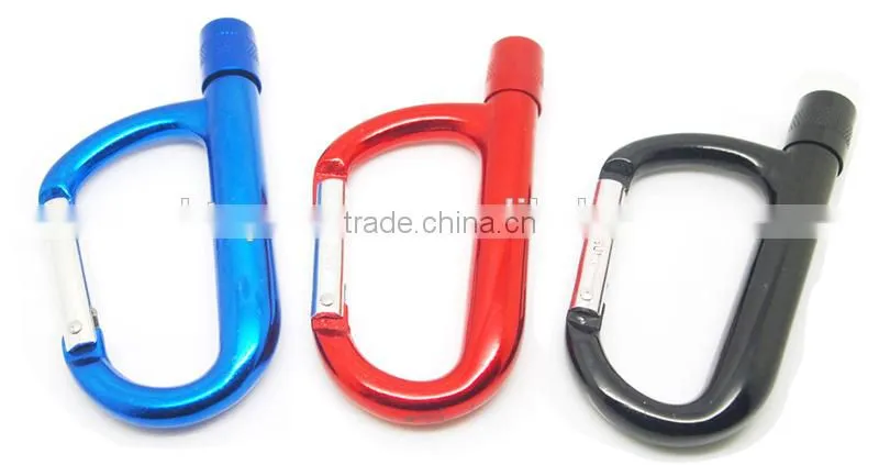 Mini Carabiner Clip Light w/Bottle Opener