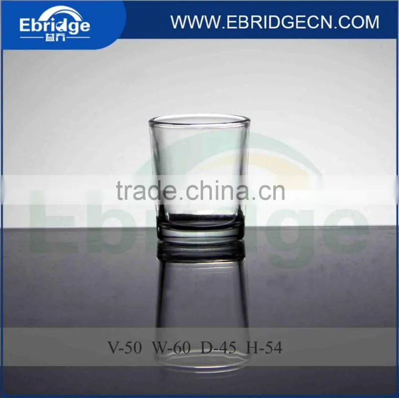 Hot sale high quality mini glass cup,glass drinking bottle