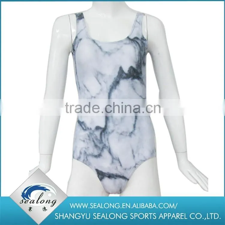 Lady fitness beatiful competitive wholesale custom print swimsuit