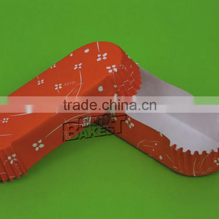 green cherry blossom paper cupcake liners in drench the membrane big size/chevron greaseproof paper cupcake liners